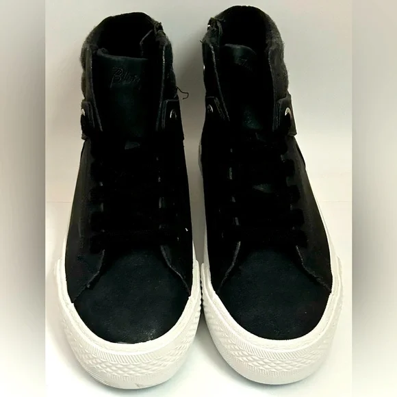 NEW!! Women’s Blowfish Waverly High Top Sneakers in BLACK (Size 7.5)- NWT - Picture 2 of 11